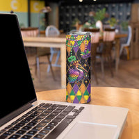 Pelican Mardi Gras Carnival Skinny Tumbler Fat Tuesday - Wonder Print Shop