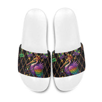 Pelican Mardi Gras Carnival Slide Sandals Fat Tuesday - Wonder Print Shop