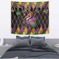 Pelican Mardi Gras Carnival Tapestry Fat Tuesday - Wonder Print Shop