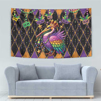 Pelican Mardi Gras Carnival Tapestry Fat Tuesday - Wonder Print Shop