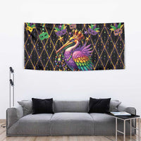Pelican Mardi Gras Carnival Tapestry Fat Tuesday - Wonder Print Shop