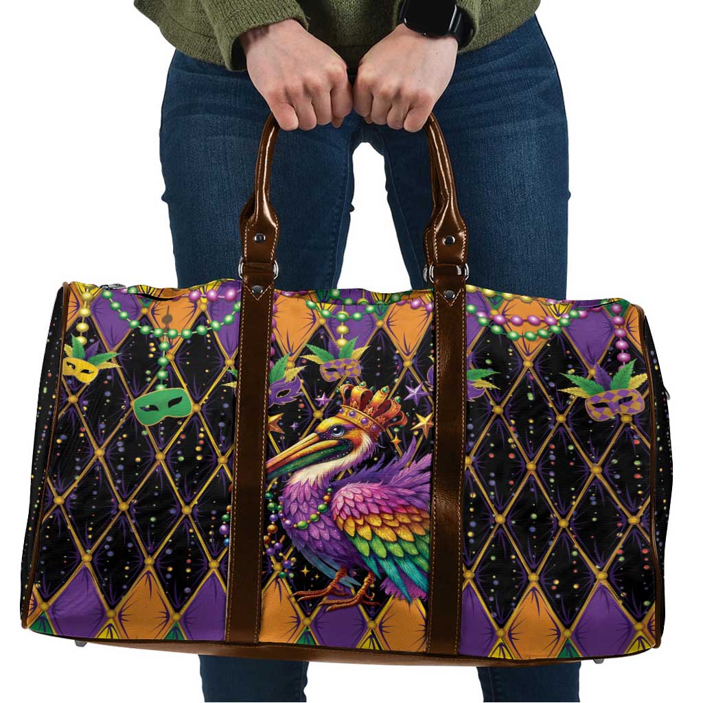 Pelican Mardi Gras Carnival Travel Bag Fat Tuesday - Wonder Print Shop