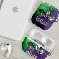 Mardi Gras Masquerade Mask AirPods Case NOLA Vibe - Wonder Print Shop