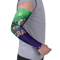 Mardi Gras Masquerade Mask Arm Sleeves NOLA Vibe - Wonder Print Shop