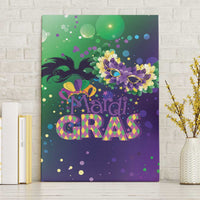 Mardi Gras Masquerade Mask Canvas Wall Art NOLA Vibe - Wonder Print Shop