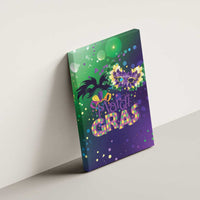 Mardi Gras Masquerade Mask Canvas Wall Art NOLA Vibe - Wonder Print Shop