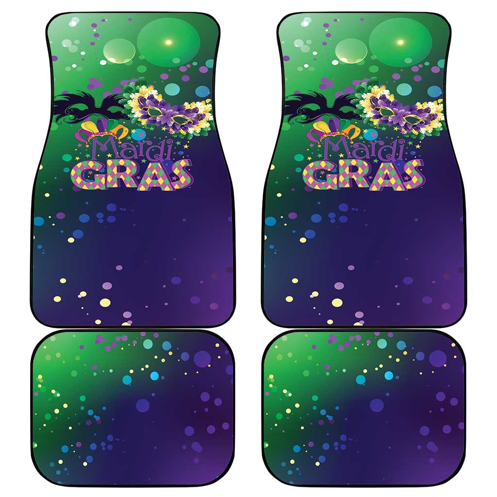 Mardi Gras Masquerade Mask Car Mats NOLA Vibe - Wonder Print Shop