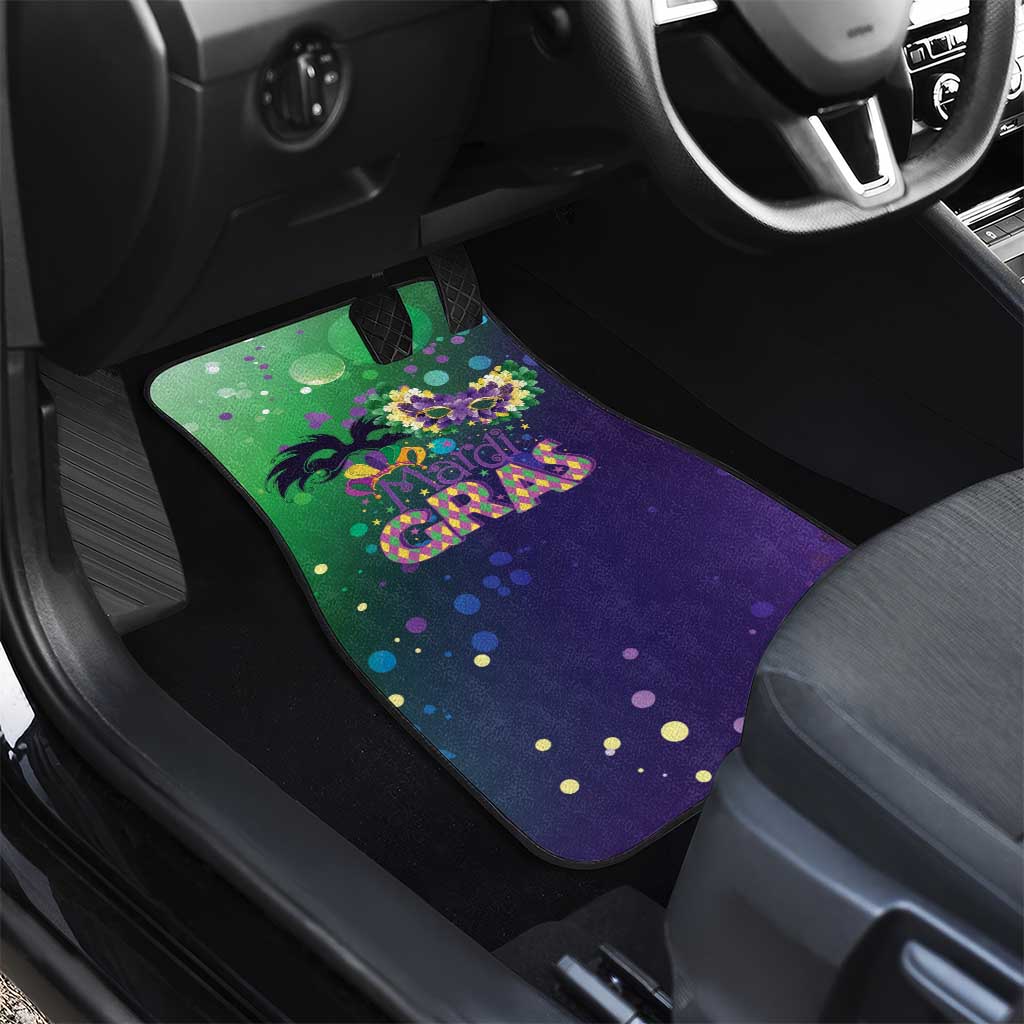 Mardi Gras Masquerade Mask Car Mats NOLA Vibe - Wonder Print Shop