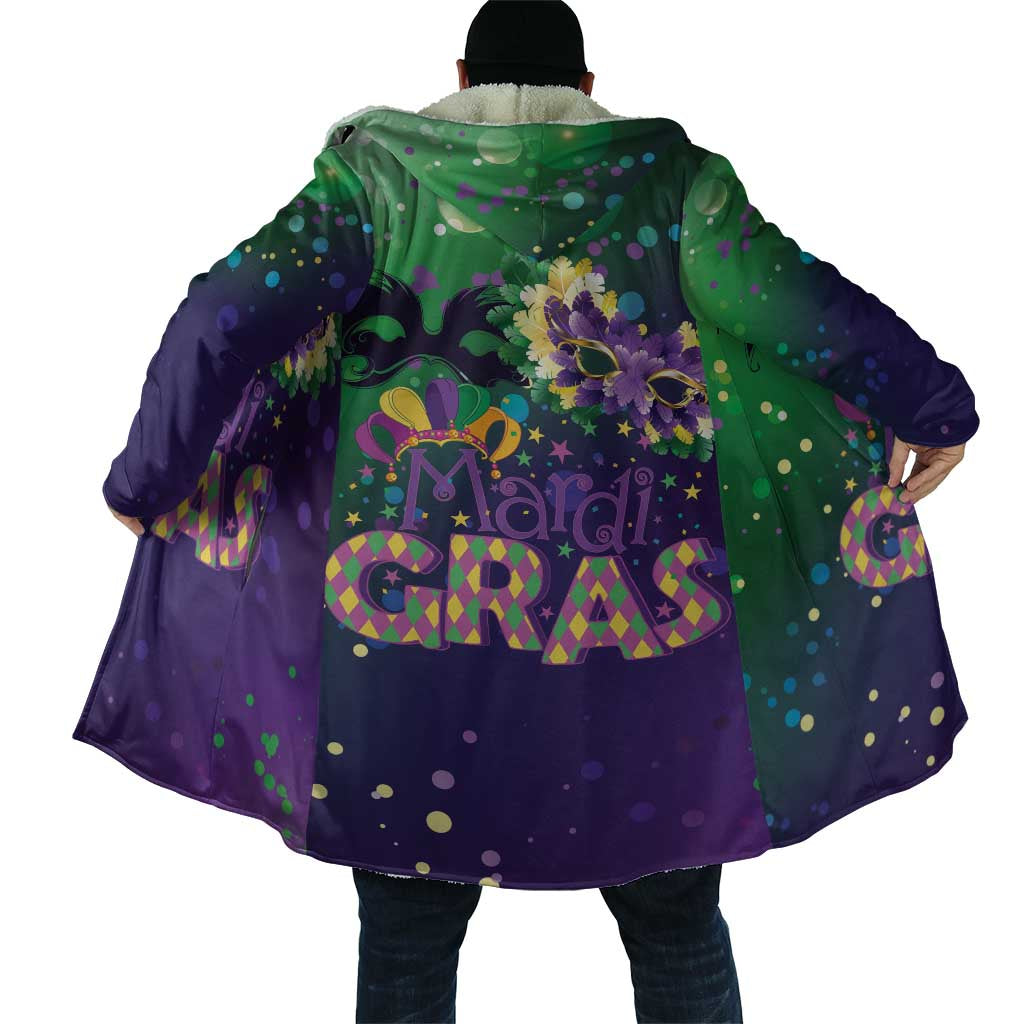 Mardi Gras Masquerade Mask Cloak NOLA Vibe - Wonder Print Shop
