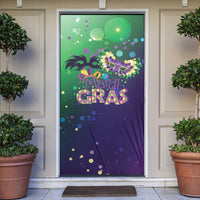 Mardi Gras Masquerade Mask Door Cover NOLA Vibe - Wonder Print Shop