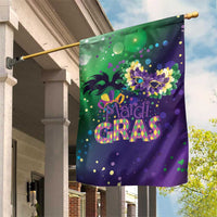 Mardi Gras Masquerade Mask Garden Flag NOLA Vibe - Wonder Print Shop