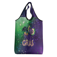 Mardi Gras Masquerade Mask Grocery Bag NOLA Vibe - Wonder Print Shop