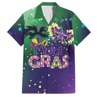 Mardi Gras Masquerade Mask Hawaiian Shirt NOLA Vibe - Wonder Print Shop
