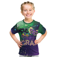 Mardi Gras Masquerade Mask Kid T Shirt NOLA Vibe - Wonder Print Shop