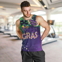Mardi Gras Masquerade Mask Men Tank Top NOLA Vibe - Wonder Print Shop
