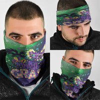 Mardi Gras Masquerade Mask Neck Gaiter NOLA Vibe - Wonder Print Shop