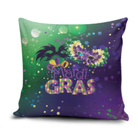 Mardi Gras Masquerade Mask Pillow Cover NOLA Vibe - Wonder Print Shop