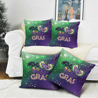 Mardi Gras Masquerade Mask Pillow Cover NOLA Vibe - Wonder Print Shop