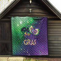 Mardi Gras Masquerade Mask Quilt NOLA Vibe - Wonder Print Shop