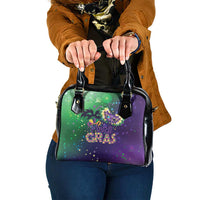 Mardi Gras Masquerade Mask Shoulder Handbag NOLA Vibe - Wonder Print Shop