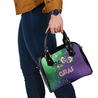 Mardi Gras Masquerade Mask Shoulder Handbag NOLA Vibe - Wonder Print Shop
