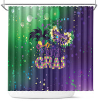 Mardi Gras Masquerade Mask Shower Curtain NOLA Vibe - Wonder Print Shop