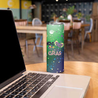 Mardi Gras Masquerade Mask Skinny Tumbler NOLA Vibe - Wonder Print Shop