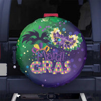 Mardi Gras Masquerade Mask Spare Tire Cover NOLA Vibe - Wonder Print Shop