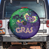 Mardi Gras Masquerade Mask Spare Tire Cover NOLA Vibe - Wonder Print Shop