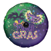 Mardi Gras Masquerade Mask Spare Tire Cover NOLA Vibe - Wonder Print Shop