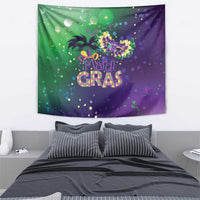 Mardi Gras Masquerade Mask Tapestry NOLA Vibe - Wonder Print Shop