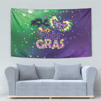 Mardi Gras Masquerade Mask Tapestry NOLA Vibe - Wonder Print Shop