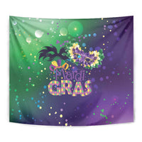 Mardi Gras Masquerade Mask Tapestry NOLA Vibe - Wonder Print Shop