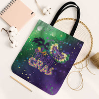 Mardi Gras Masquerade Mask Tote Bag NOLA Vibe - Wonder Print Shop