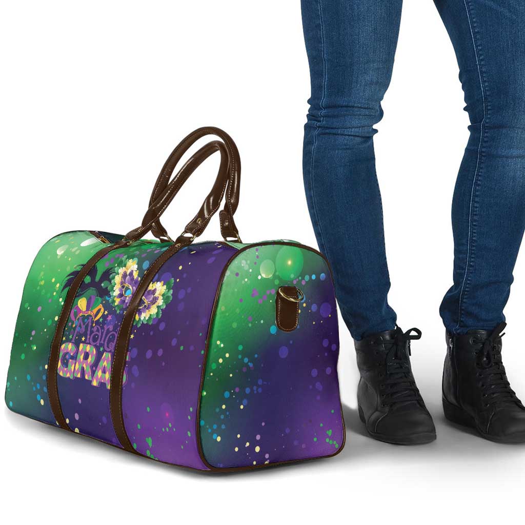 Mardi Gras Masquerade Mask Travel Bag NOLA Vibe - Wonder Print Shop