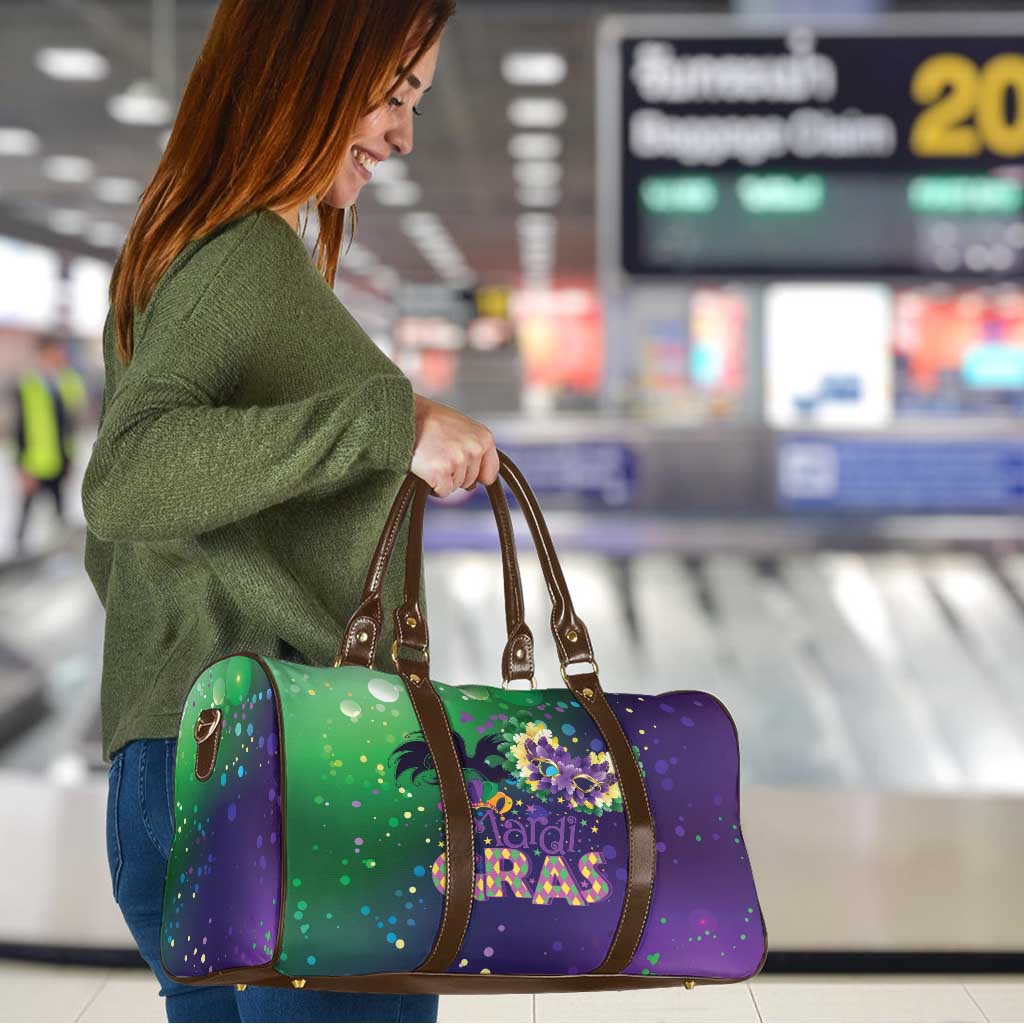 Mardi Gras Masquerade Mask Travel Bag NOLA Vibe - Wonder Print Shop