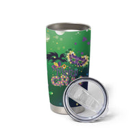 Mardi Gras Masquerade Mask Tumbler Cup NOLA Vibe - Wonder Print Shop