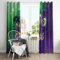 Mardi Gras Masquerade Mask Window Curtain NOLA Vibe - Wonder Print Shop