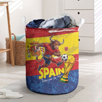 Spain National Football Laundry Basket Spanish Bull Trophy Todos con La Roja