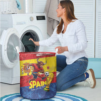 Spain National Football Laundry Basket Spanish Bull Trophy Todos con La Roja