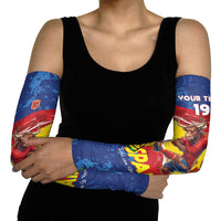 Spain National Football Custom Arm Sleeves Spanish Bull Trophy Todos con La Roja