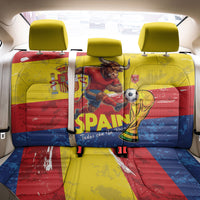 Spain National Football Back Car Seat Cover Spanish Bull Trophy Todos con La Roja