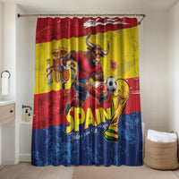 Spain National Football Bathroom Set Spanish Bull Trophy Todos con La Roja