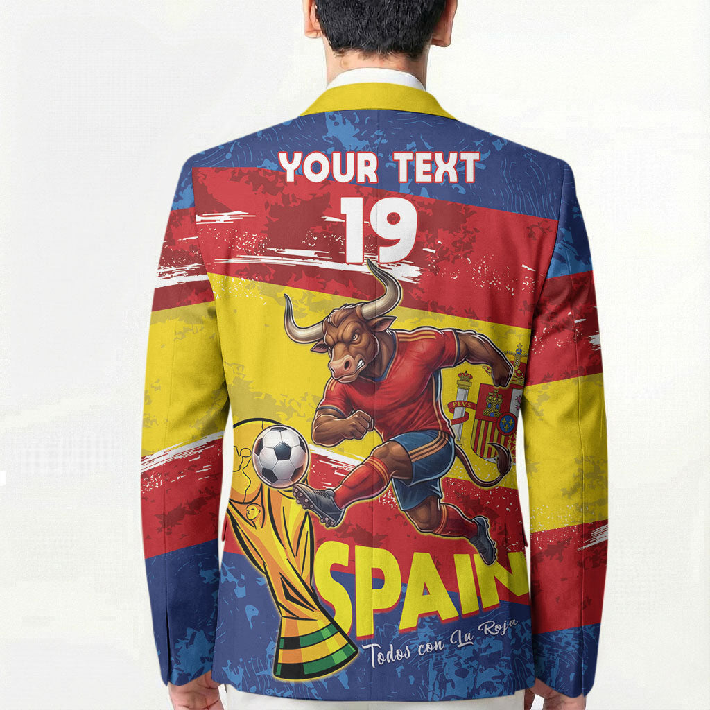 Spain National Football Custom Blazer Spanish Bull Trophy Todos con La Roja