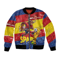 Spain National Football Custom Bomber Jacket Spanish Bull Trophy Todos con La Roja