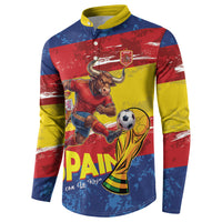Spain National Football Custom Button Sweatshirt Spanish Bull Trophy Todos con La Roja