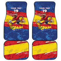 Spain National Football Custom Car Mats Spanish Bull Trophy Todos con La Roja