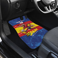 Spain National Football Custom Car Mats Spanish Bull Trophy Todos con La Roja