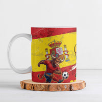 Spain National Football Ceramic Mug Spanish Bull Trophy Todos con La Roja
