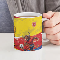 Spain National Football Ceramic Mug Spanish Bull Trophy Todos con La Roja